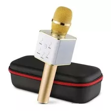 Micrófono Senon Q7 Bluetooth Karaoke Usb Parlante Y Estuche