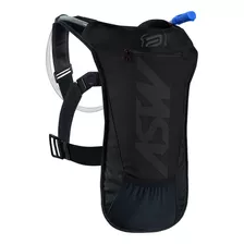 Mochila Bolsa Hidratação Asw Race Preto Cross Bike 2 Litros