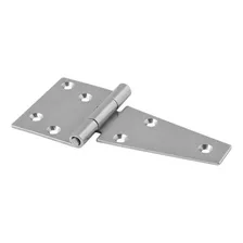 Dobradiça Leme Inox Portao Madeira Triangular 3 X 6 - Mahl