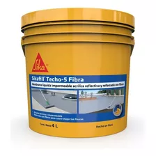 Membrana Impermeabilizante Sikafill Techo-5 Fibra 4 L