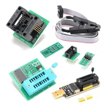 Ch341a - Kit Programador Usb Con Clip Sop8 Eeprom Quemador B