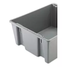 Caja Palletote Rubbermaid 57 Lts, Gris