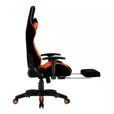 Silla Gamer Reclinable Escritorio Chr25 Masaje Apoya Pies