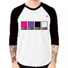 Camiseta Raglan Rock Color Guide 3/4
