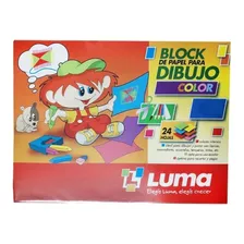 Block De Dibujo Color Luma Tipo El Nene N° 5 X 24 Hojas Color Multicolor