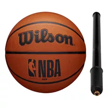 Bola De Basquete Wilson Nba Drv Tamanho 7 Oficial Com Bomba