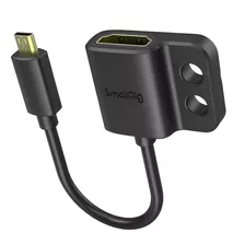 Adaptador Conector Smallrig Micro Hdmi P/ Hdmi Com Trava