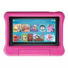 Tablet Para Niños Pantalla Hd Fire 7 Kids 16gb Protector Color Rosa