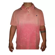 Camisa Polo Slim Enfim Coral Degradê