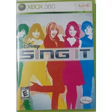 Jogo Do Xbox 360 Sing It Disney Semi-novo Completo