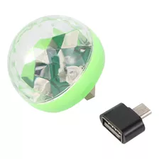 Media Esfera Led Small Magic Ball 4w Audioritmica Otg Usb Dj