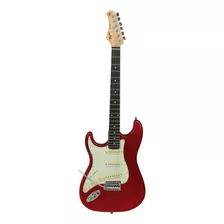 Guitarra Tagima Tg 500 Lh Candy Apple Canhoto Com Nf