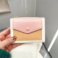 Mini Cartera Plegable Portátil A Juego De Colores