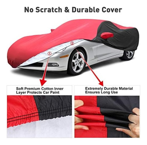 Kakit - Funda Impermeable Para Coche Para Corvette C6, Funda Foto 5