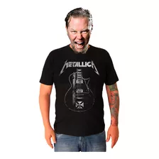 Camisa Banda Rock James Hetf Metallica Camiseta 100% Algodão