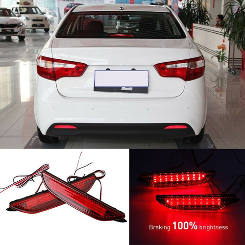 2x Set Lmpara Trasera De Freno, Led Para Kia K2 Rio Sedan Foto 5