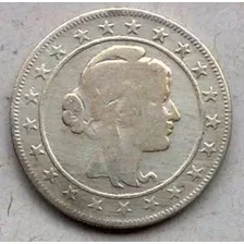 Brasil 1 ( Uma ) Moeda De Dois Mil 2000 Réis Prata De 1924