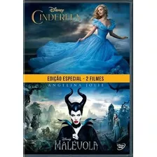 Dvd Cinderela + Malévola - Disney 2 Filmes - Lacrado Novo