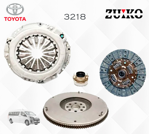 Kit Volante Motor Toyota Hiace 04-19 2.7l Y Clutch Completo  Foto 2