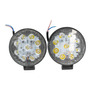 Par Faros 9 Led Cuadrados 27w 4x4 Spot Universal Adaptable