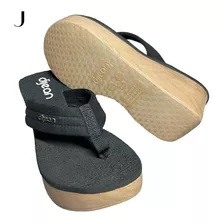 Sapato Anabela Feminino Plataforma Confortável Preto