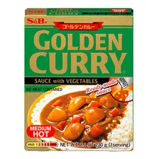 Curry Con Verduras Instantáneo Medio Picante, S&b Golden 230