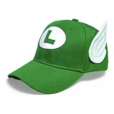 Gorra Deportiva Luigui Bros Con Alas Mario Bros The Movie