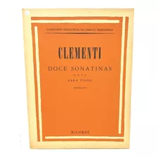 Livro Clementi Doces Sonatinas Para Piano Op 36, 37, 38