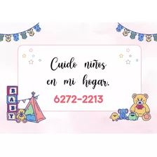 Cuido Niños En Mi Casa