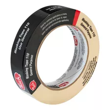 Cinta Adhesiva Masking Tape Tuk 110 Crema 24mm X 50m