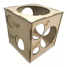 Calibrador De Globos Cubo Corte Laser Mdf