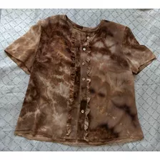 Blusa De Chiffon De Verano Para Mujer! Como Nueva. Envío! 