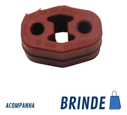 Borracha Coxim Do Escape Vw Polo Sedan 1.6 2007 2