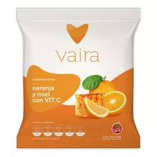 Caramelos Vaira Duros Naranja Y Miel Con Vit C 6 Paq X 80 G