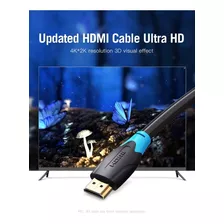 Cable Hdmi V2.0 4k 60 Hz Hdr Full Hd 3 M Vention Aacbi
