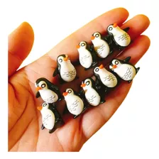 Pingüinos Miniaturas De Pvc (10 Unidades) Calidad