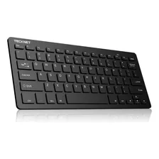 Teclado Inalambrico Portable Para Pc Delgado | Negro Teck...