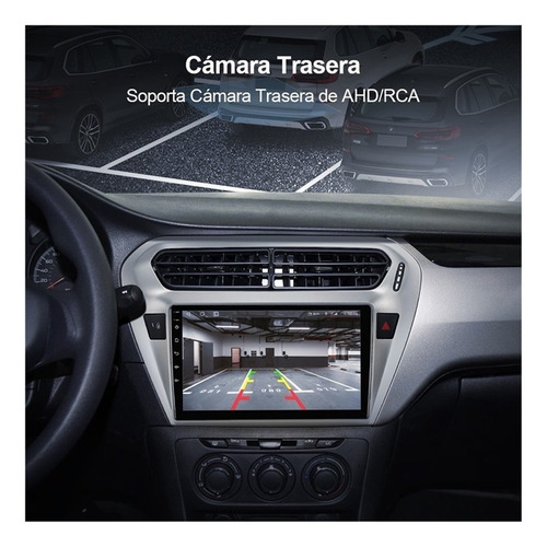 Estreo Cmara For Citroen Elysee Peugeot 301 2013-2022 Gps Foto 9