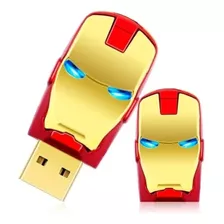 Pen Drive Homem De Ferro 64gb Real Usb 2.0 A Prova D'água