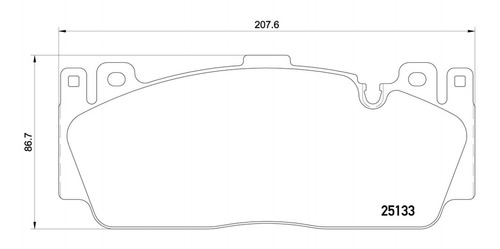 Balatas Bajos Metales Delanteras Bmw M6 14-16 Brembo Foto 3