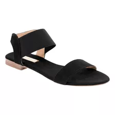 Sandalia De Tirillas Sg 2895 Color Negro Para Mujer Tx6