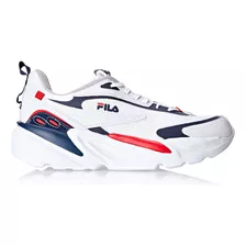 Tênis Masculino Fila Rt-low Cor Marinho/vermelho/branco - Adulto 38 Br