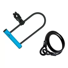 Candado U-lock Luma 35hu + Cable De Acero 120cmx10mm