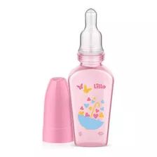 Mamadeira Chuquinha Lillo Com Bico Silicone 50 Ml Rosa