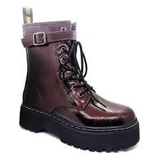 Botin Mujer Combat Botines Botas Alta