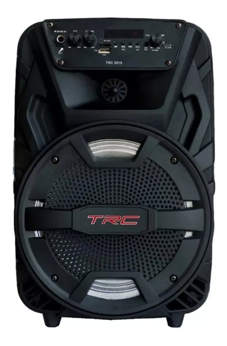 Alto-falante Trc Sound Trc 5515 Portátil Com Bluetooth Preto 110v/220v 