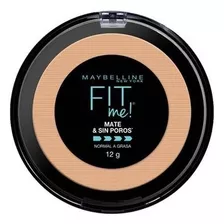 Polvo Fit Me! Mate & Sin Poros Maybelline 12g Color Natural Buff