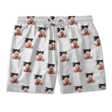 Short Summer Masculino Dragon Ball Goku Full Top