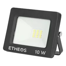 Reflector Led Etheos Pro10fe 10w Con Luz Blanco Frío Y Carcasa Negro 220v