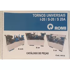 Catologo De Tornos Romi Universal I-20/s-20/s-20a Cod0014